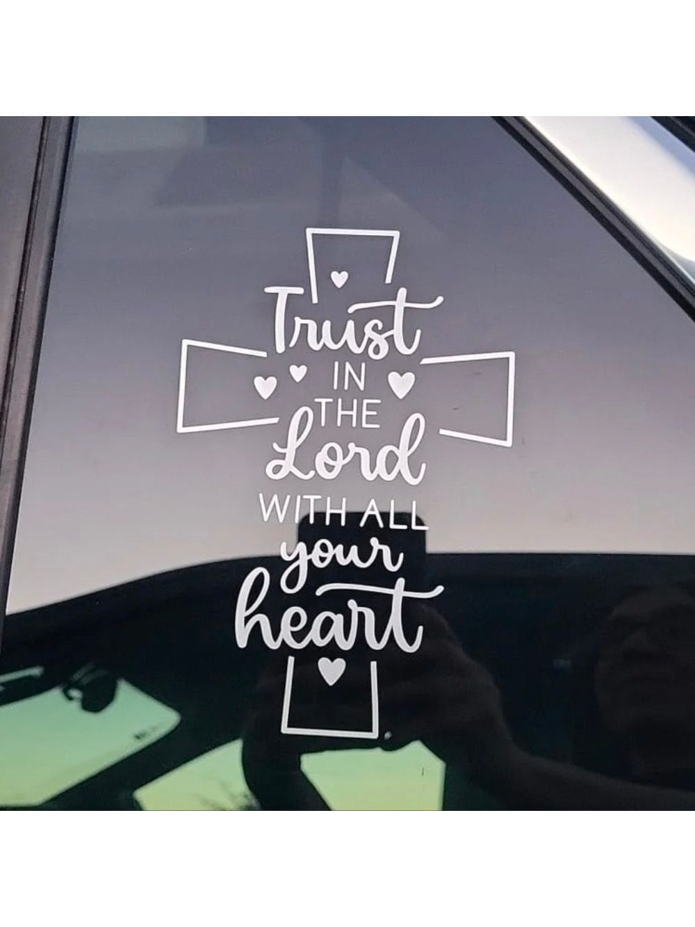 Inspirational White Wall Or Window Decal
